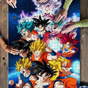 Goku All Forms Jigsaw Puzzle Set