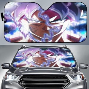 Goku Mastered Ultra Instinct Eyes Car Auto Sun Shade