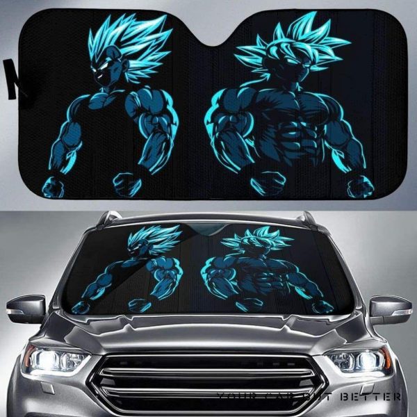 Goku Vegeta Blue 1 Car Auto Sun Shade