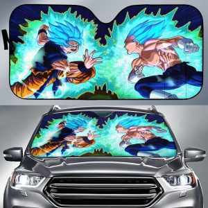 Goku Vegeta Blue Dragon Ball Car Auto Sun Shade