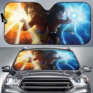 Goku Vegeta Ssj4 1 Car Auto Sun Shade