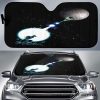 Goku Vs Death Star Car Auto Sun Shade