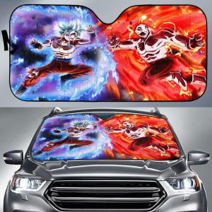 Goku Vs Jirens Car Auto Sun Shade