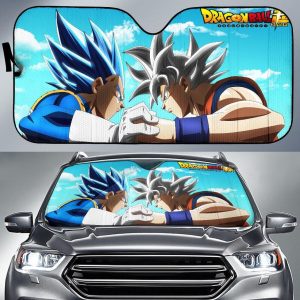 Goku and Vegeta Car Shade Car Auto Sun Shade
