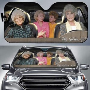 Golden Girl Car Auto Sun Shade