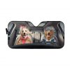 Golden Retriver Car Auto Sun Shade