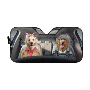 Golden Retriver Car Auto Sun Shade