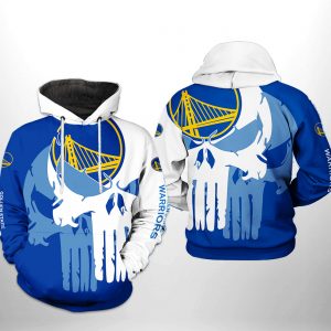 Golden State Warriors NBA Team Skull 3D Printed Hoodie/Zipper Hoodie