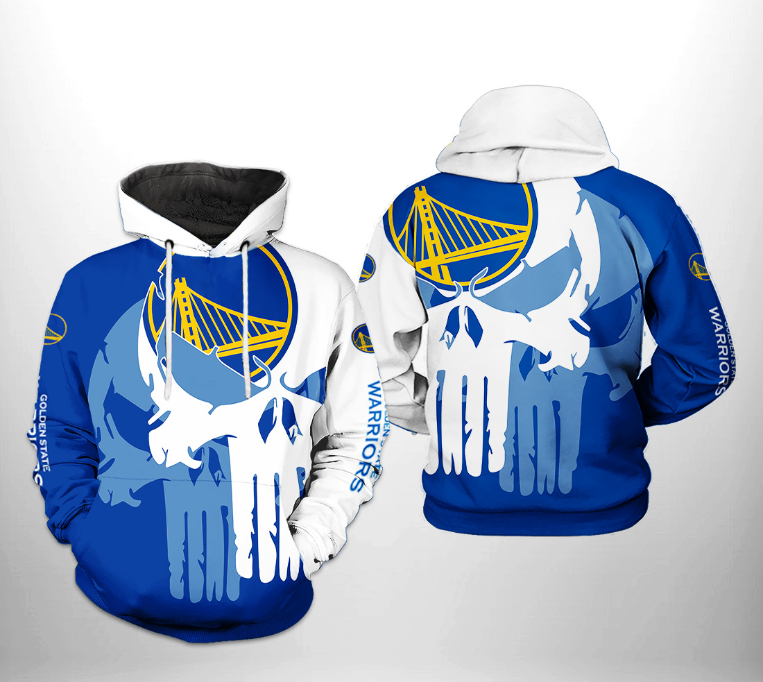 Golden State Warriors NBA Team Skull 3D Printed Hoodie/Zipper Hoodie Golden State Warriors NBA Team Skull 3D Printed Hoodie/Zipper Hoodie