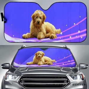 Goldendoodle Car Auto Sun Shade