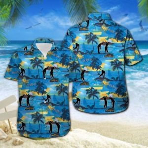 Golfing Hawaiian Shirt Summer Button Up