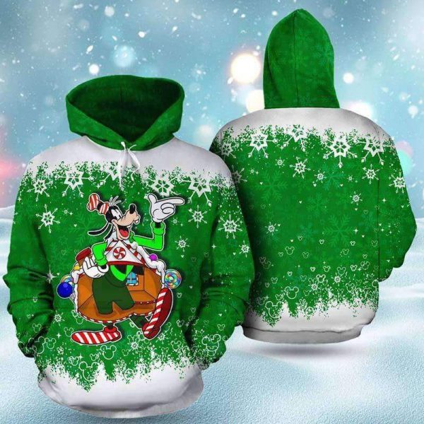 Goofy Merry Christmas 3D Printed Hoodie/Zipper Hoodie