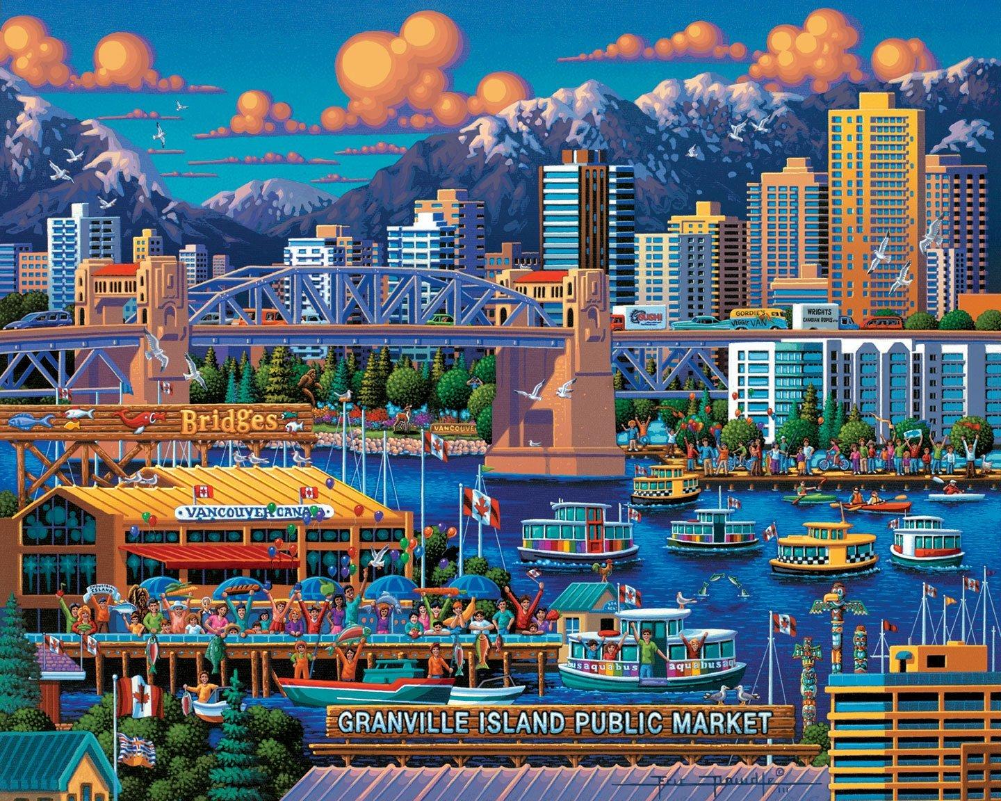 Granville Island Jigsaw Puzzle Set Granville Island Jigsaw Puzzle Set