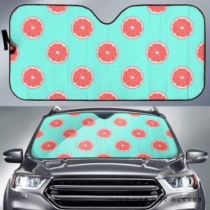 Grapefruit Green Car Auto Sun Shade