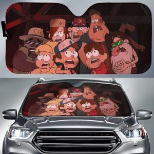 Gravity Falls 5 Car Auto Sun Shade