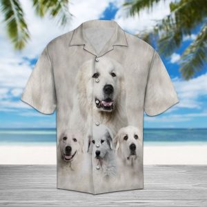 Great Pyrenees Great Hawaiian Shirt Summer Button Up