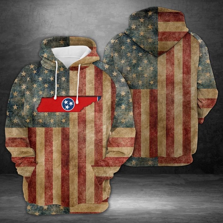 Great Tennessee Inside American 3D Printed Hoodie/Zipper Hoodie Great Tennessee Inside American 3D Printed Hoodie/Zipper Hoodie