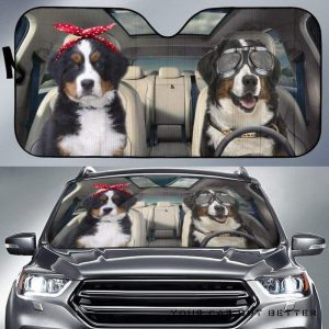 Greater Swiss Mountain Driver Car Auto Sun Shade