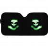 Green Alien Car Auto Sun Shade