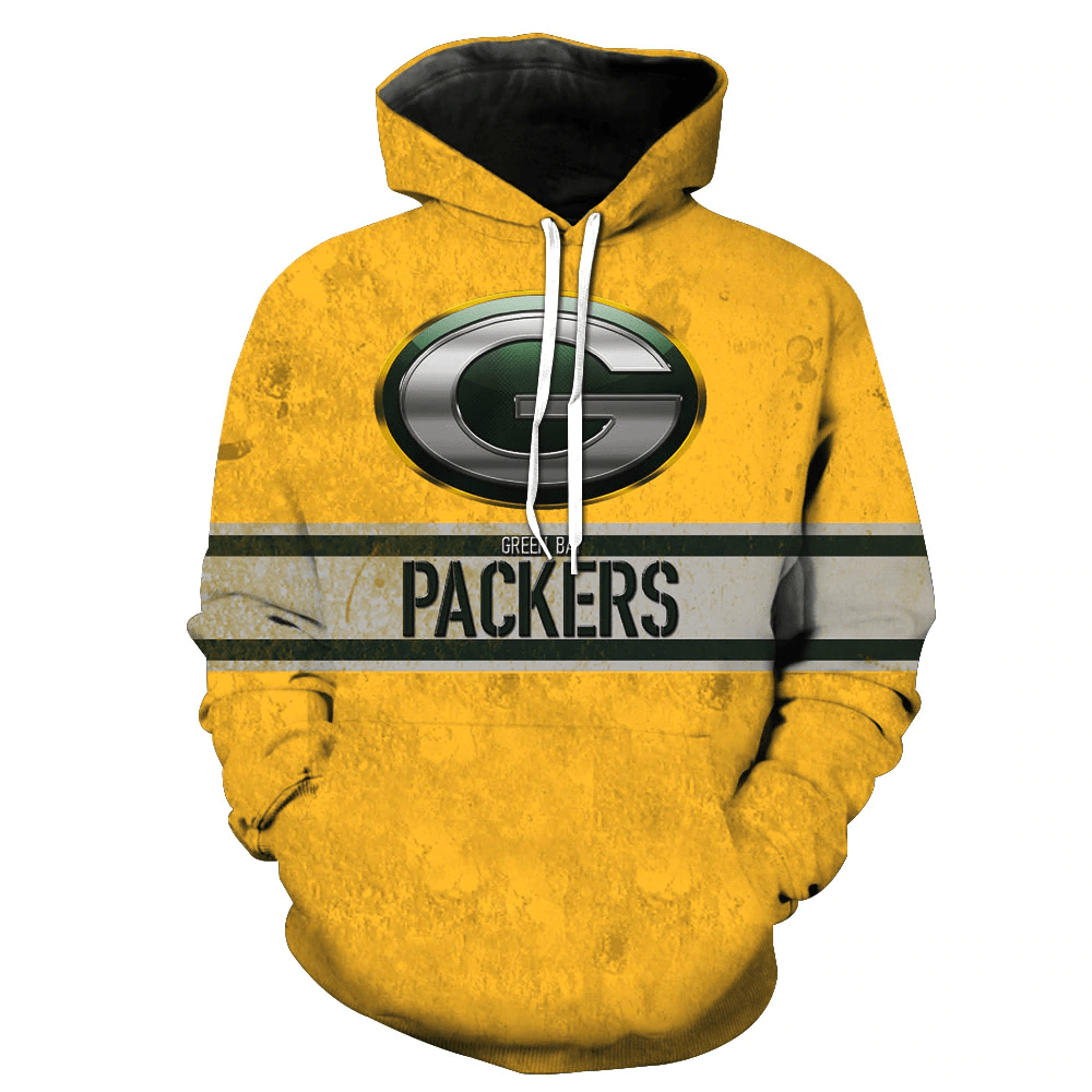 Green Bay Packers 3D Printed Hoodie/Zipper Hoodie Green Bay Packers 3D Printed Hoodie/Zipper Hoodie