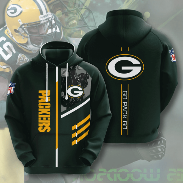 Green Bay Packers 3D Printed Hoodie/Zipper Hoodie