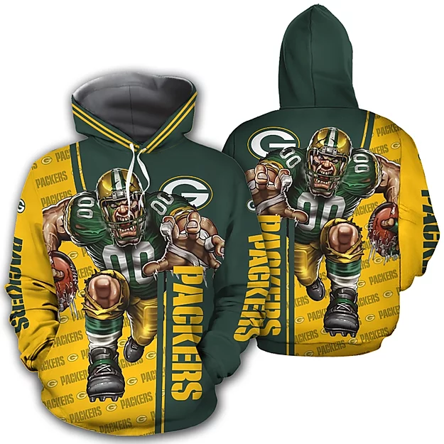 Green Bay Packers 3D Printed Hoodie/Zipper Hoodie