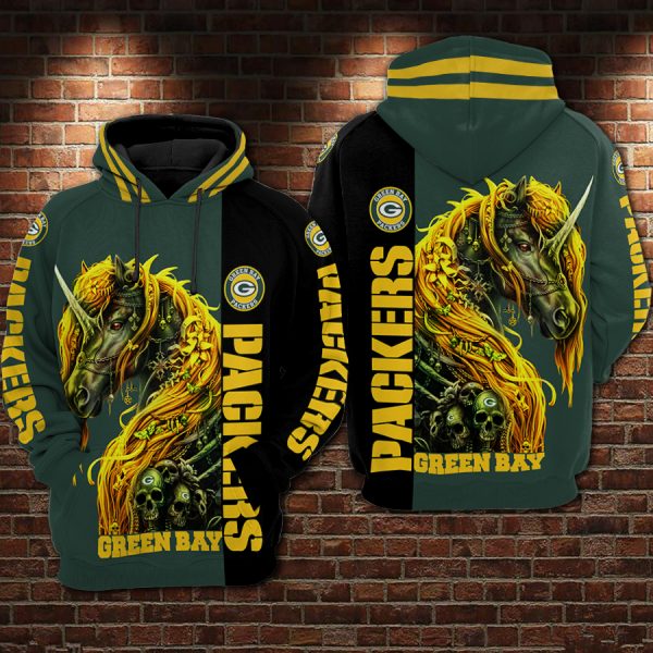 Green Bay Packers 3D Printed Hoodie/Zipper Hoodie