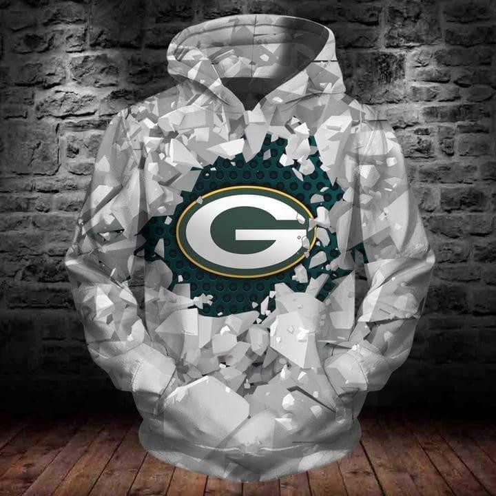 Green Bay Packers 3D Printed Hoodie/Zipper Hoodie Green Bay Packers 3D Printed Hoodie/Zipper Hoodie