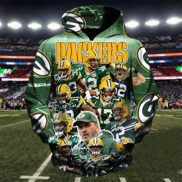 Green Bay Packers 3D Printed Hoodie/Zipper Hoodie