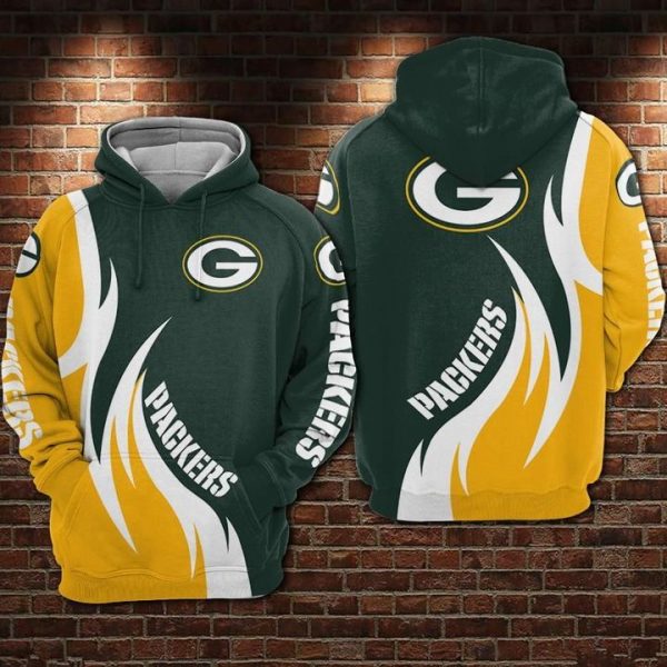 Green Bay Packers 3D Printed Hoodie/Zipper Hoodie