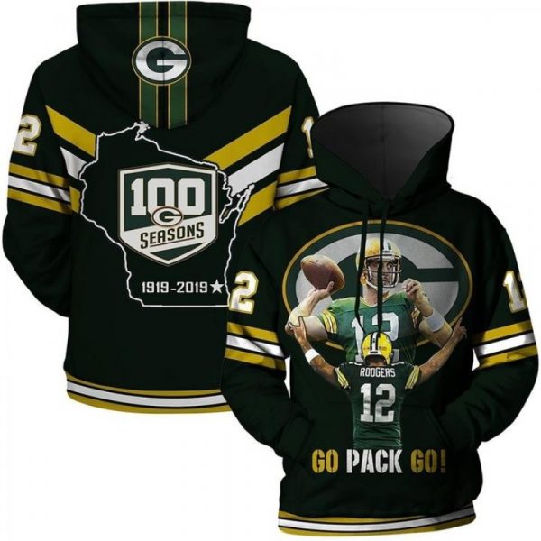 Green Bay Packers 3D Printed Hoodie/Zipper Hoodie