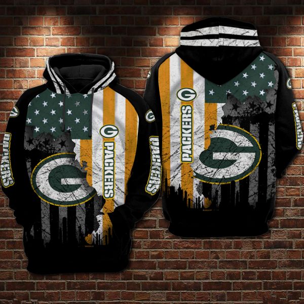 Green Bay Packers 3D Printed Hoodie/Zipper Hoodie