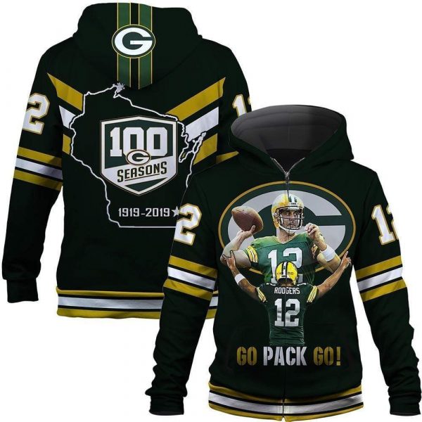 Green Bay Packers 3D Printed Hoodie/Zipper Hoodie