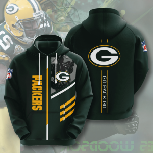 Green Bay Packers American Football 3D Printed Hoodie/Zipper Hoodie