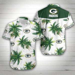Green Bay Packers Football Hawaiian Shirt Summer Button Up