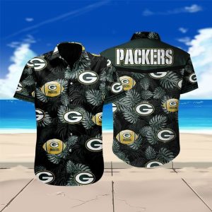 Green Bay Packers Football Hawaiian Shirt Summer Button Up