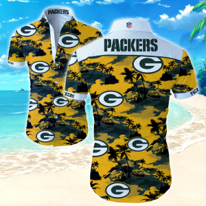 Green Bay Packers Funny Hawaiian Shirt Summer Button Up