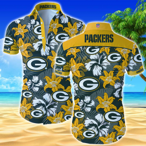 Green Bay Packers Funny Hawaiian Shirt Summer Button Up