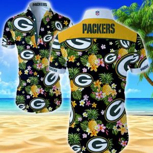 Green Bay Packers Hawaiian Shirt Summer Button Up