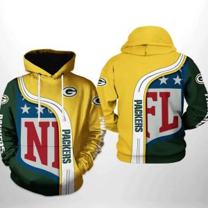 Green Bay Packers NFL Team 3D Printed Hoodie/Zipper Hoodie