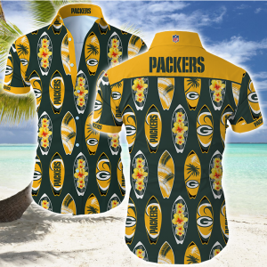Green Bay Packers Nfl Hawaiian Shirt Summer Button Up