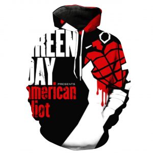 Green Day Band 3D Printed Hoodie/Zipper Hoodie