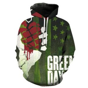 Green Day Band 3D Printed Hoodie/Zipper Hoodie