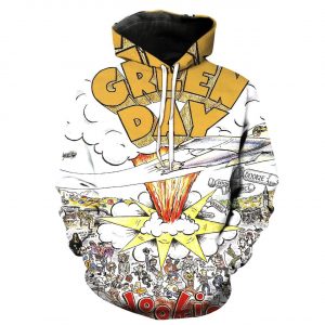 Green Day Band 3D Printed Hoodie/Zipper Hoodie