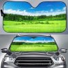Green Grass Car Auto Sun Shade