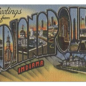 Greetings From Indianapolis Jigsaw Puzzle Set