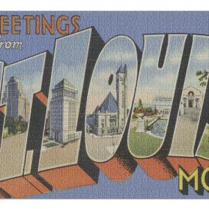 Greetings From St. Louis Jigsaw Puzzle Set