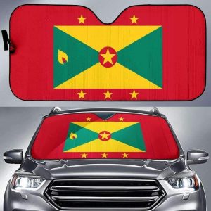 Grenada Flag Car Auto Sun Shade