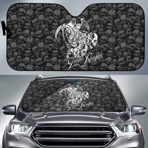 Grim Reaper Car Auto Sun Shade