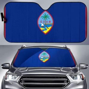 Guam Flag Car Auto Sun Shade